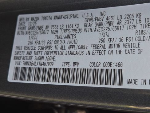 Certified 2026 MAZDA CX-50 AWD 2.5 S w/ Cargo Package image 28