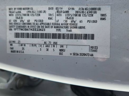Used 2019 Ford F250 XLT w/ XLT Value Package AWD/4WD image 14
