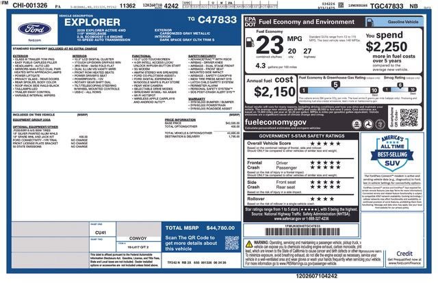 New 2026 Ford Explorer Active AWD/4WD image 5