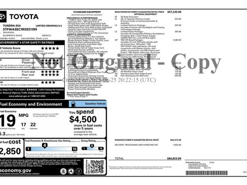 Used 2024 Toyota Tundra Limited w/ TRD Off-Road Package image 4