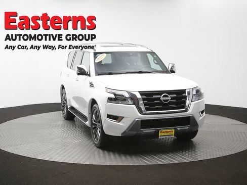 Used 2023 Nissan Armada Platinum w/ Captain's Chairs Package AWD/4WD image 58