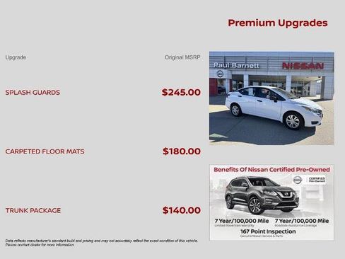 Certified 2025 Nissan Versa S w/ Trunk Package image 9