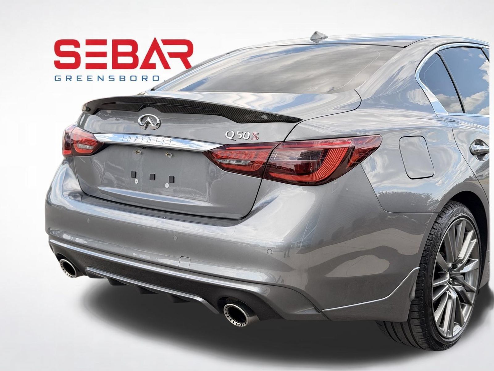 Used 2020 INFINITI Q50 Red Sport 400 w/ Cargo Package RWD image 14