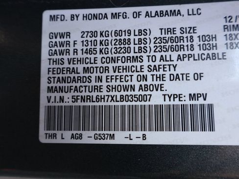 Used 2020 Honda Odyssey EX-L image 36