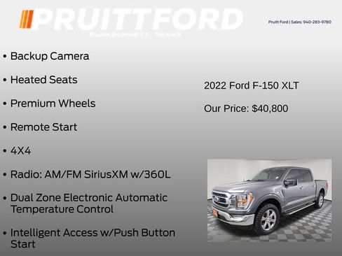 Used 2022 Ford F150 XLT w/ Equipment Group 302A High AWD/4WD image 31