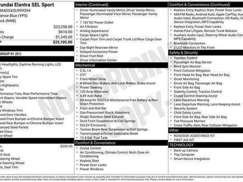 New 2025 Hyundai Elantra Sport image 37