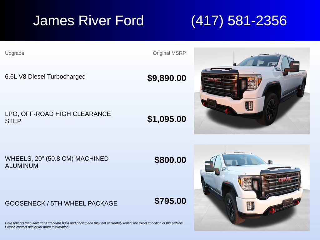 Used 2022 GMC Sierra 2500 AT4 w/ Gooseneck/5TH Wheel Package AWD/4WD image 5