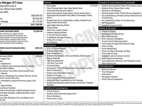 Used 2023 Kia Stinger GT-Line w/ Sun & Sound Package RWD image 2