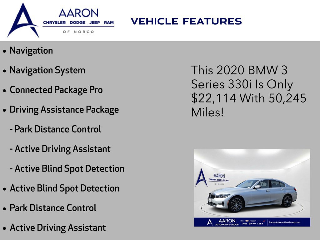 Used 2020 BMW 330i Sedan w/ Driving Assistance Package RWD image 5