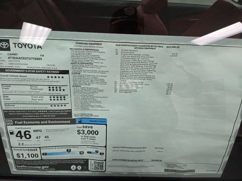 New 2026 Toyota Camry XSE image 7