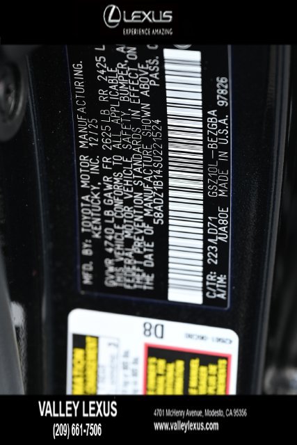 Used 2025 Lexus ES 350 w/ Premium Package FWD image 24