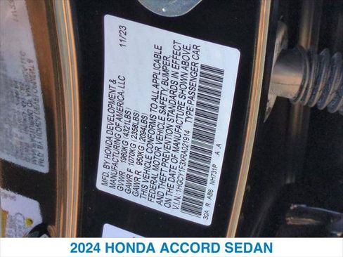 Certified 2024 Honda Accord EX image 26