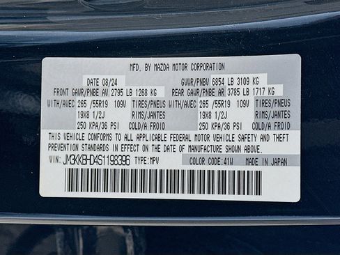 Used 2025 MAZDA CX-90 3.3 Turbo w/ Preferred Package image 12