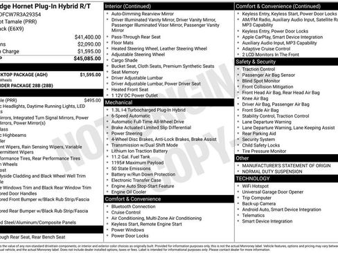 Used 2024 Dodge Hornet R/T w/ R/T Blacktop Package image 23