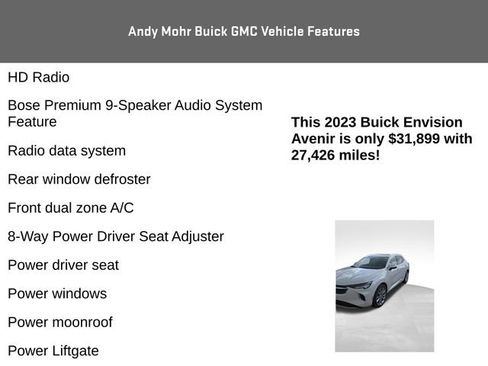 Used 2023 Buick Envision Avenir FWD image 12