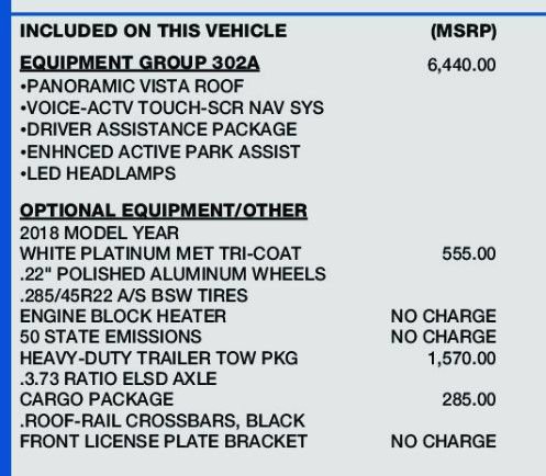 Used 2018 Ford Expedition Limited w/ Equipment Group 302A AWD/4WD image 7