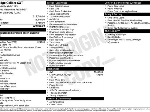 Used 2010 Dodge Caliber SXT FWD image 34