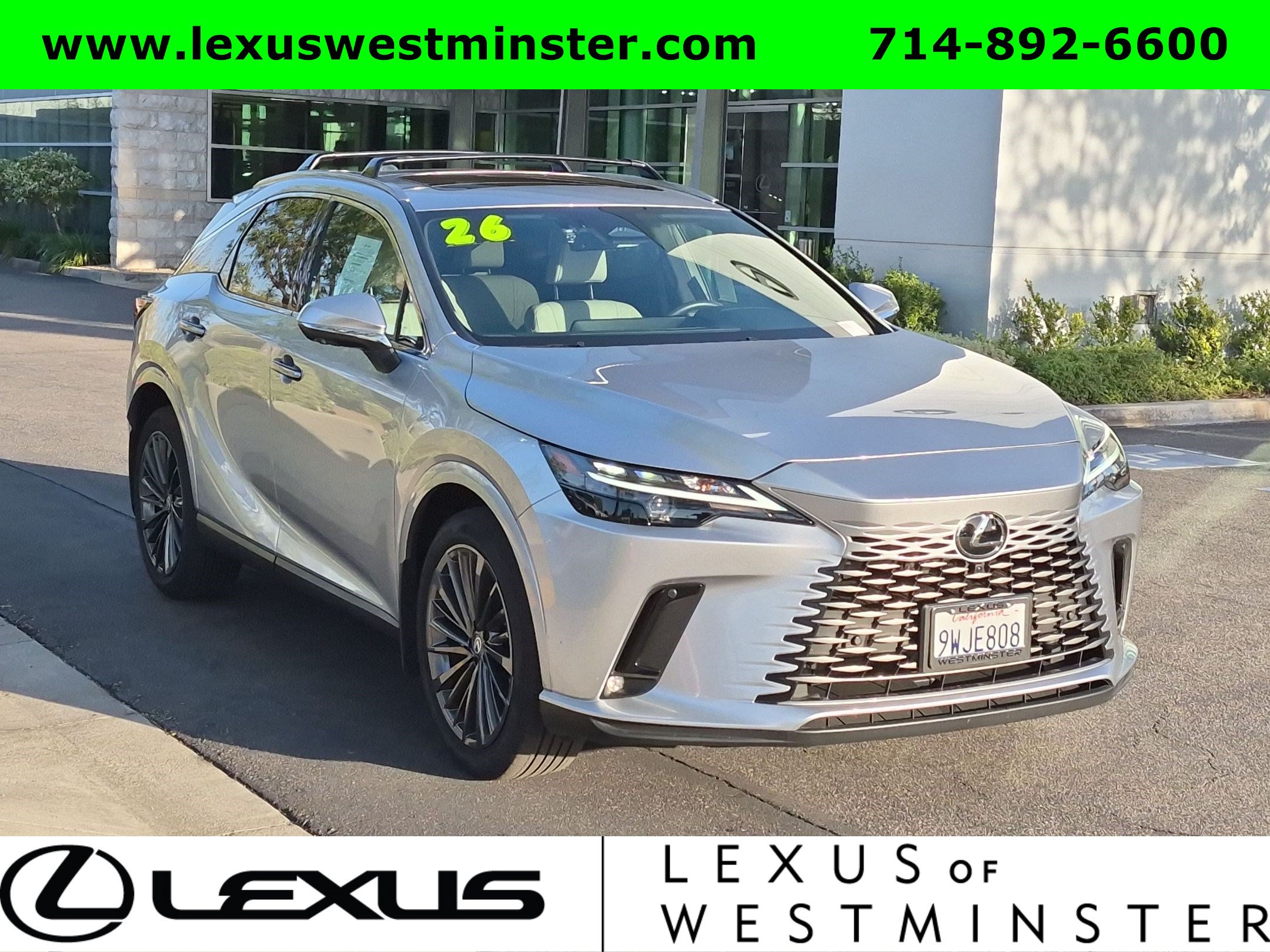 Used 2026 Lexus RX 350h w/ Convenience Package AWD/4WD image 3