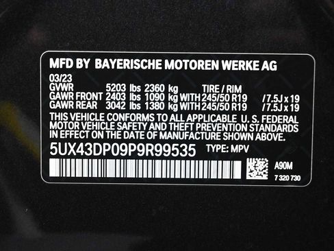 Certified 2023 BMW X3 sDrive30i w/ Convenience Package RWD image 11