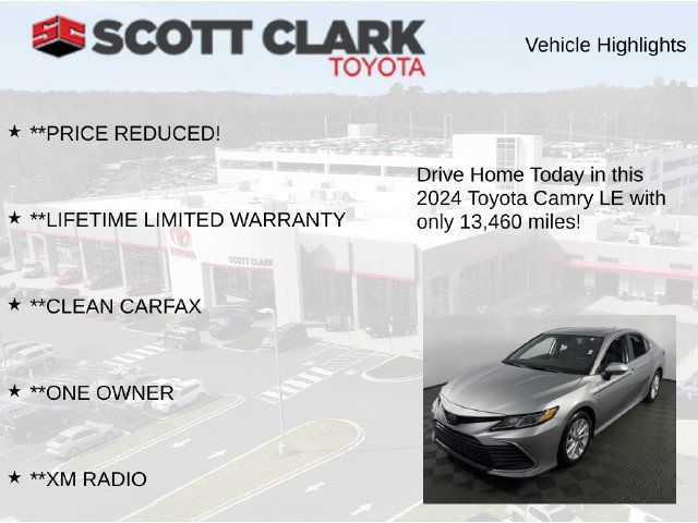 Used 2024 Toyota Camry LE w/ Convenience Package FWD image 13