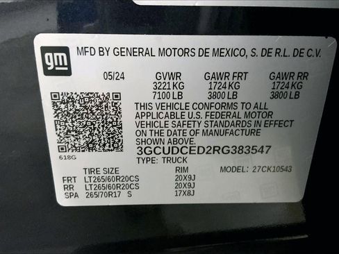 Used 2024 Chevrolet Silverado 1500 Custom Trail Boss image 23