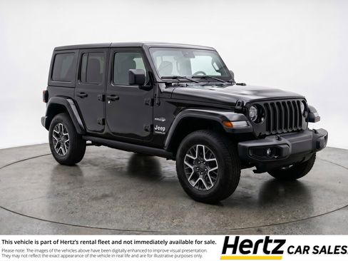 Used 2025 Jeep Wrangler Unlimited Sahara AWD/4WD image 1