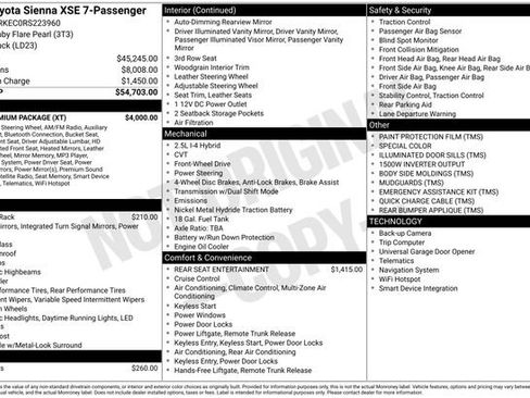 Used 2024 Toyota Sienna XSE w/ XSE Premium Package image 8
