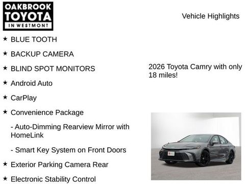 Certified 2026 Toyota Camry SE image 7