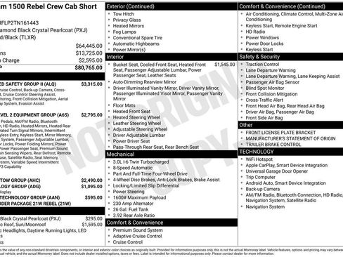 New 2026 RAM 1500 Rebel w/ Advanced Safety Group II image 6