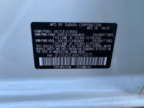 Used 2024 Subaru Crosstrek 2.0i Premium image 32