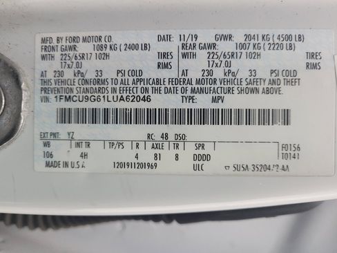 Used 2020 Ford Escape SE image 33