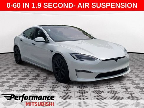 Used 2021 Tesla Model S Plaid AWD/4WD image 1