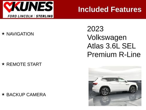 Used 2023 Volkswagen Atlas SEL Premium AWD/4WD image 2