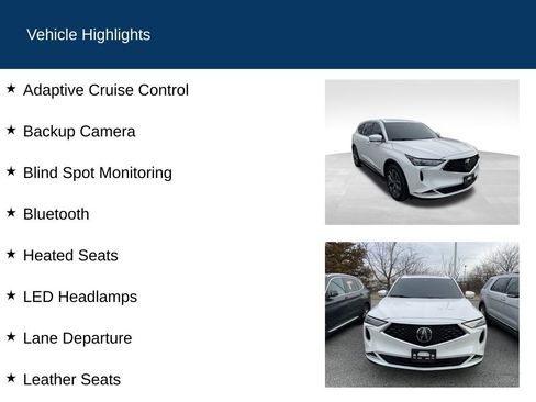 Used 2023 Acura MDX SH-AWD w/ Technology Package image 2