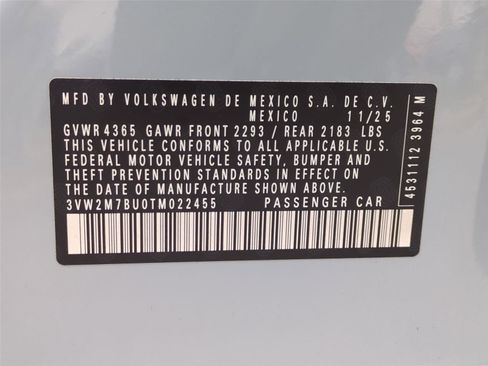 New 2026 Volkswagen Jetta GLI Autobahn FWD image 24