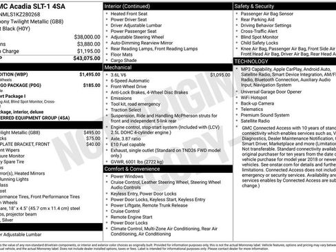 Used 2019 GMC Acadia SLT w/ Black Edition image 11