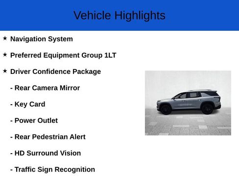 New 2026 Chevrolet Traverse LT w/ Midnight/Sport Edition FWD image 2