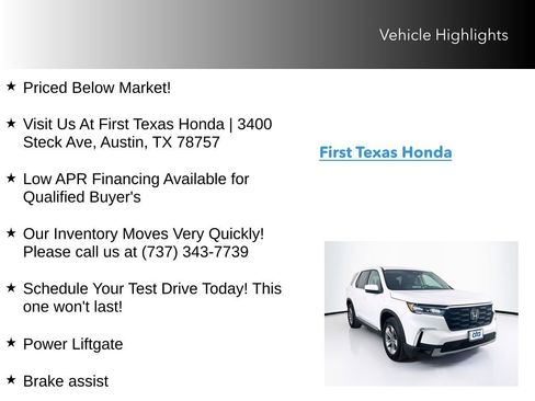 Used 2025 Honda Pilot EX-L image 10