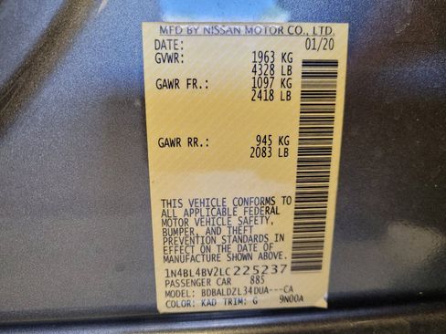 Used 2020 Nissan Altima 2.5 S FWD image 33