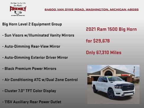 Used 2021 RAM 1500 Big Horn AWD/4WD image 10