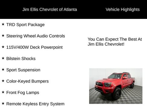 Used 2014 Toyota Tacoma 4x4 Double Cab image 5