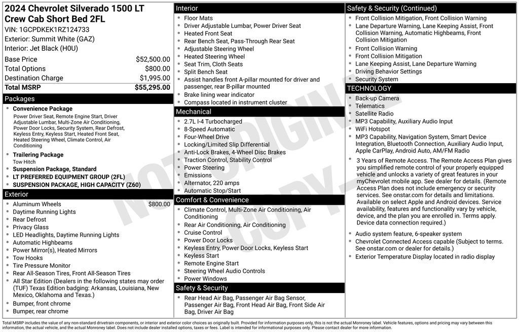 Used 2024 Chevrolet Silverado 1500 LT AWD/4WD image 6