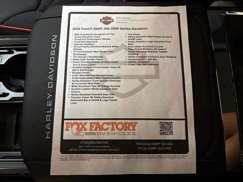 New 2026 Ford F250 Lariat w/ Black Appearance Package AWD/4WD image 36
