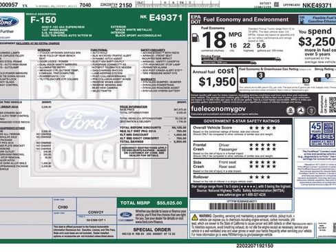 Used 2022 Ford F150 XLT w/ Equipment Group 301A Mid AWD/4WD image 4