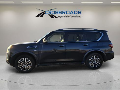 Used 2021 Nissan Armada SL w/ Captain's Chairs Package image 2