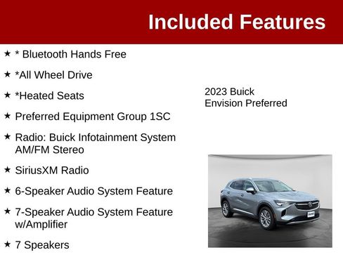 Used 2023 Buick Envision Preferred AWD/4WD image 3