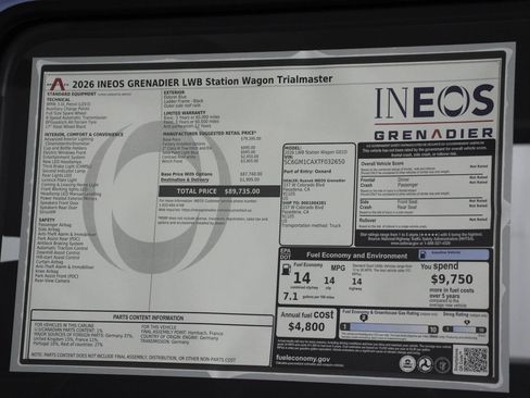 New 2026 INEOS Grenadier AWD/4WD image 23