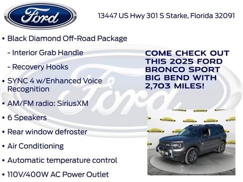 New 2025 Ford Bronco Sport Big Bend AWD/4WD image 20