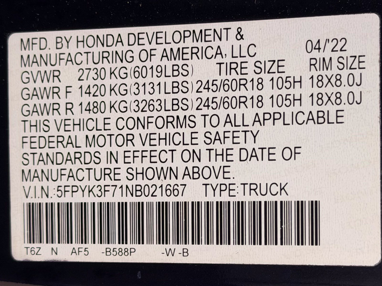 Used 2022 Honda Ridgeline RTL-E image 48