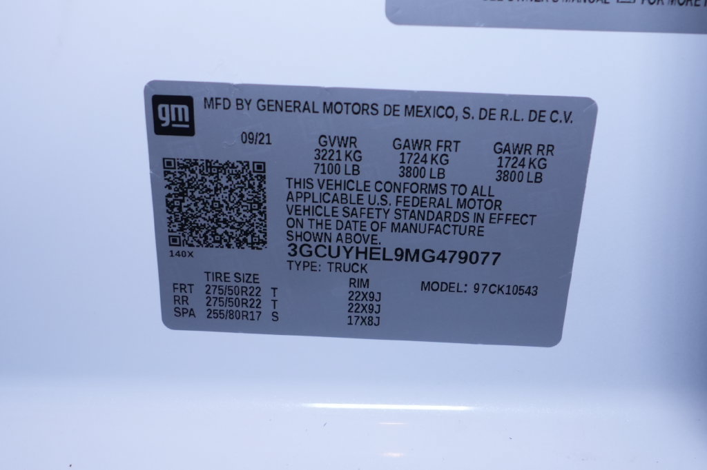 Used 2021 Chevrolet Silverado 1500 High Country w/ LPO, Dark Essentials Package AWD/4WD image 55